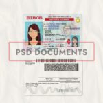 Illinois Driving License PSD New