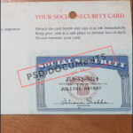 social security card template