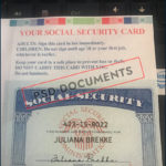 social security card template