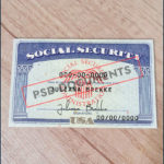 social security card template