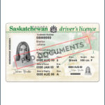 Saskatchewan Driving License