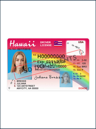 Hawaii Driver License