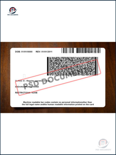 Idaho Driver License PSD Template New Psd Documents 4