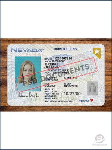 PsdDocuments Nevada Driver License 2