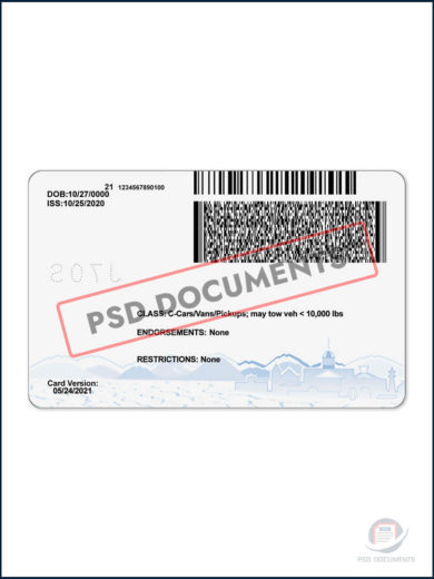 PsdDocuments Nevada Driver License 4