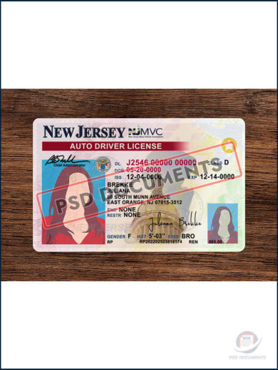 PsdDocuments New Jersey DL 4