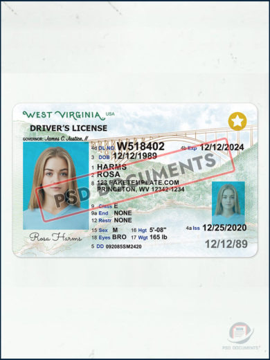 West Virginia Driver License