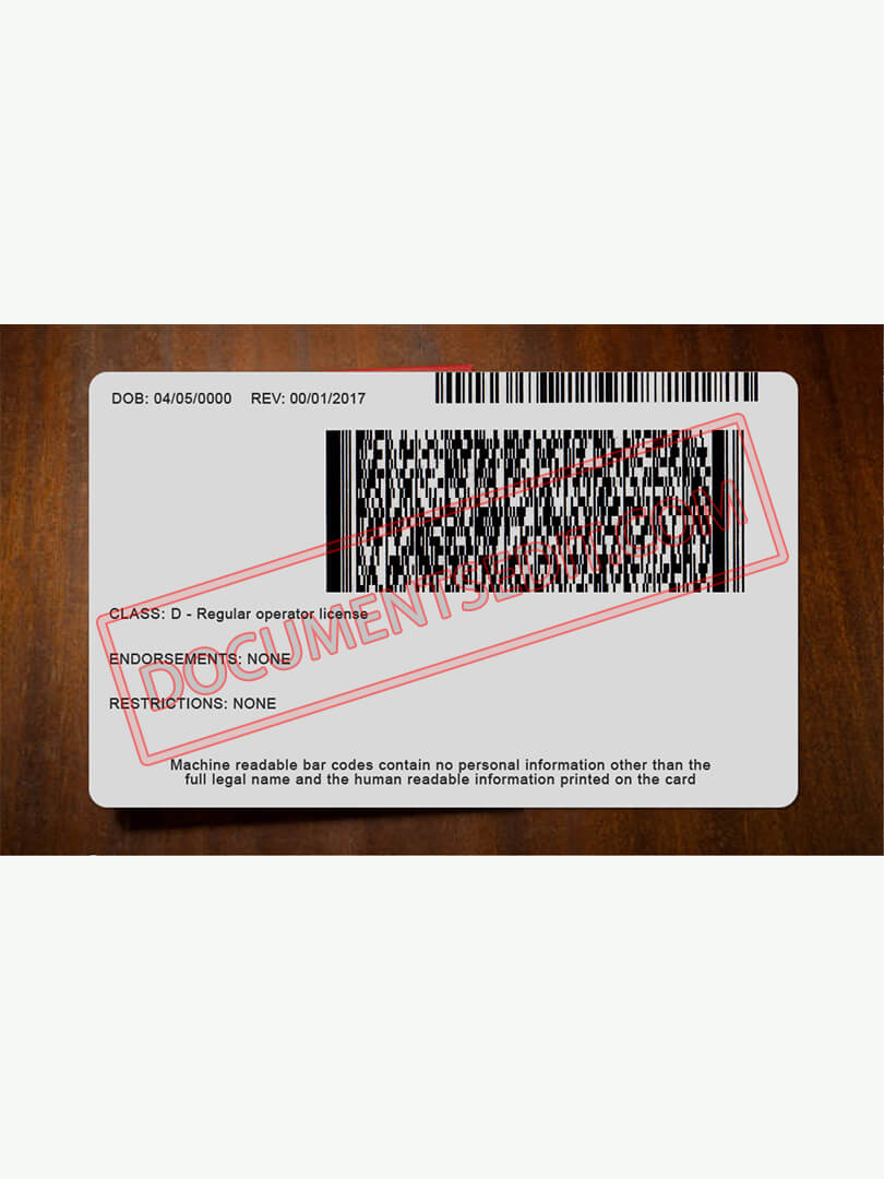 Idaho Driver License PSD Template New b