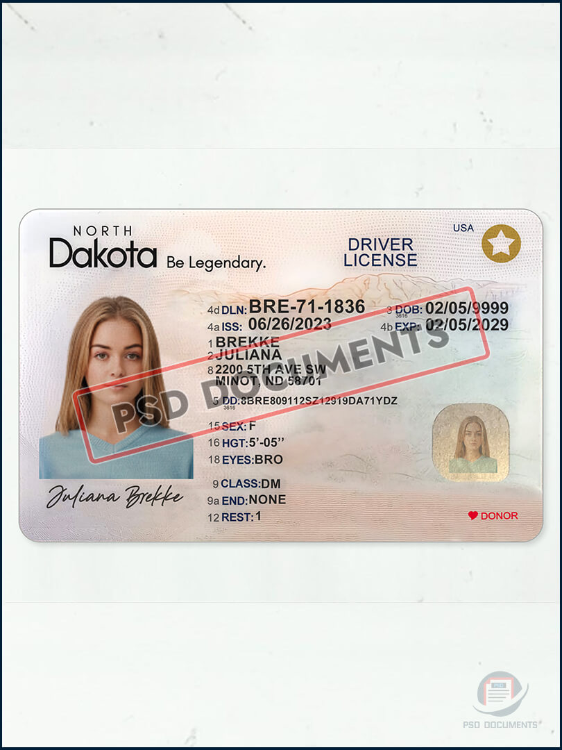 North Dakota Driver License