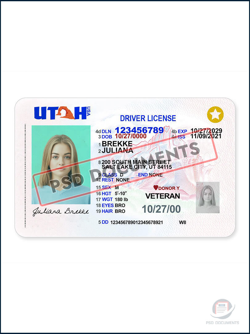 Utah Driver License